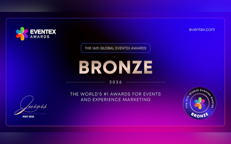 Eventex Awards 2026 Bronze winner badge